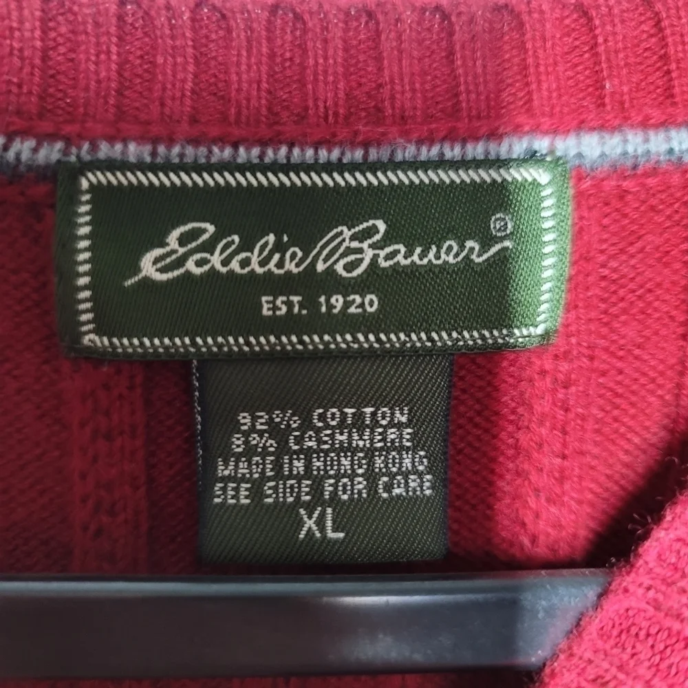 Eddie Beaur Cable Knit Cashmere Blend Sweater